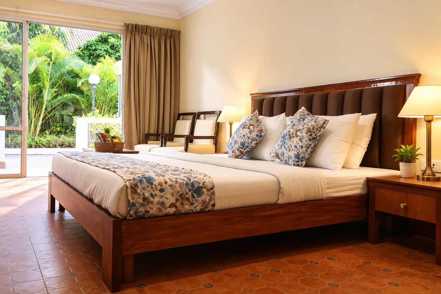 Deluxe King Bedroom with Garden Patio
